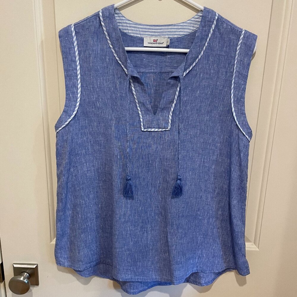 Vineyard Vines Linen Tank Top